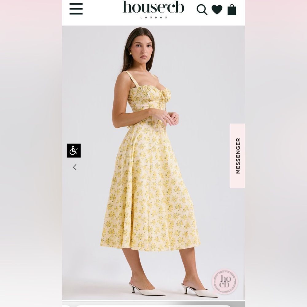 House of CB Carmen Dress, Size L/ Regular Cup